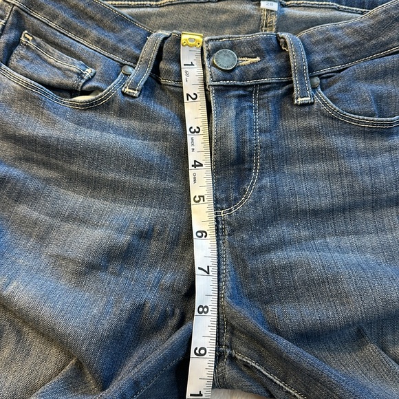 PAIGE BRAND VERDUGO ANKLE BLUE JEANS. MID-RISE ZIP FLY BUTTON CLOSURE. SIZE 28 - Picture 12 of 12